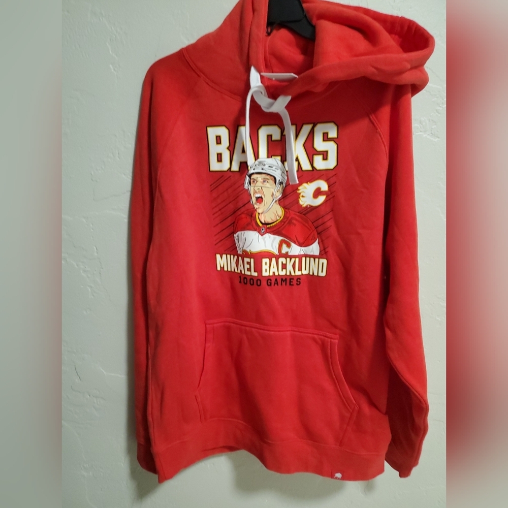 Red Calgary Flames Hoodie